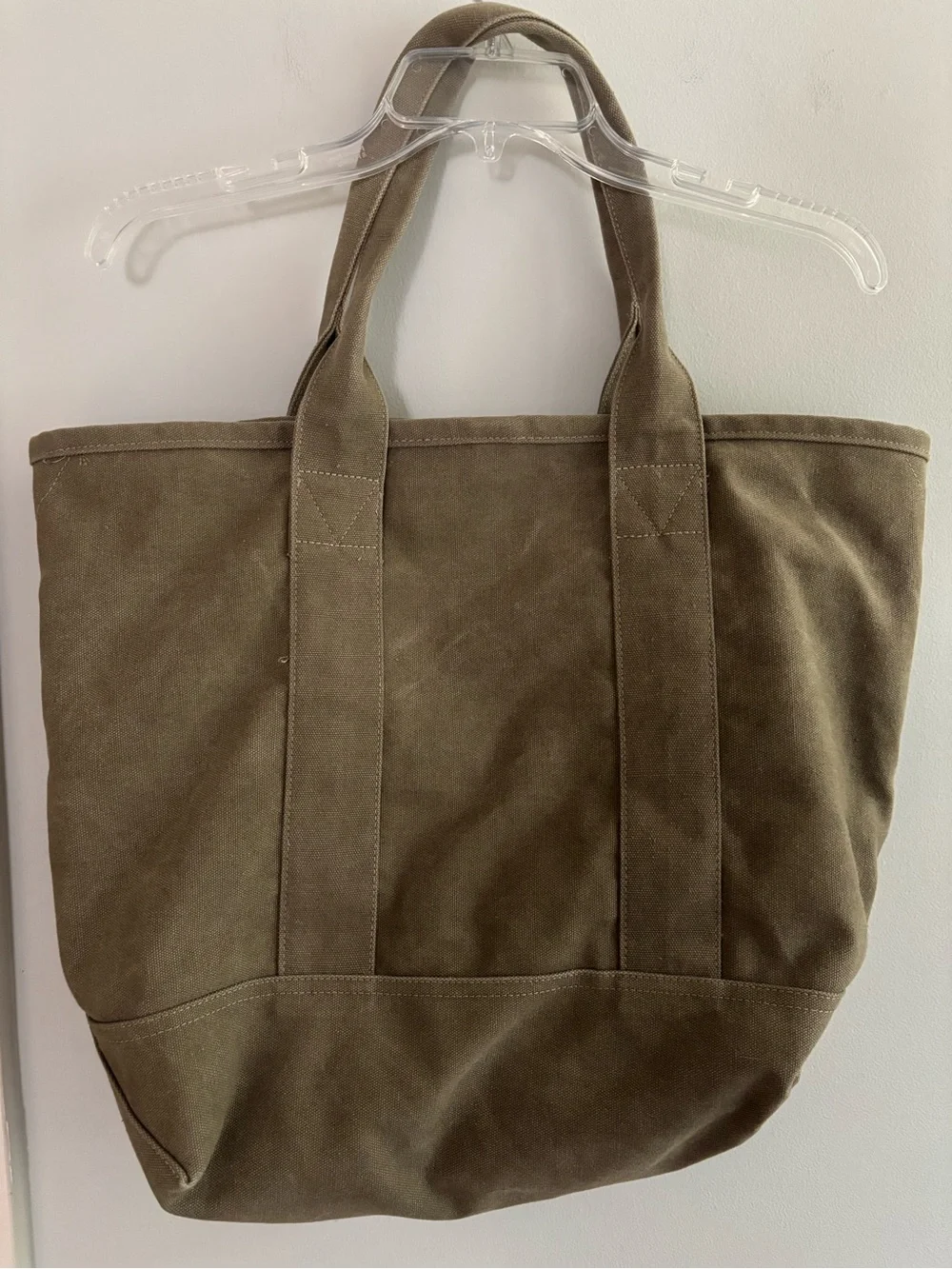 Toms large cotton canvas tote bag